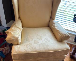 #35	Jetton Furniture Co. Taylorville NC - Gold Covered Wingback Chair	 $75.00 			
