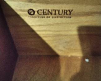 #13	Century Armoire w/2 doors w/4 Drawers & 2 shelves - Pickled Finish - 34x73x19	 $175.00 			
