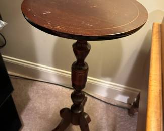 #42	Wood Pedestal Fern Stand 13x27	 $75.00 			
