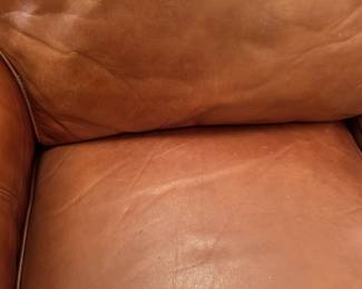 			
#25	Lane Brown Leather Loveseat w/nailhead Trim - 64" Long	 $250.00 			
