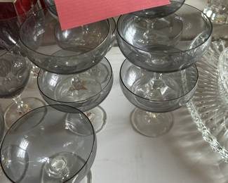 #165	Schott Zwiebel smoke iridescent champagne tall sherbert (9)	 $26.00 			
