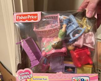#144	fisher price loving family summer fun in boy 	 $20.00 			
