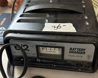 #113	Battery charger Schumaker	 $35.00 			
