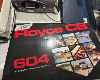 #127	Royce CB Radio in box	 $20.00 			
