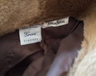 Vintage Faux Fur Hat by Grevi Firenze for Neiman Marcus