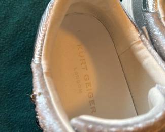 Kurt Geiger London "Kensington" Star Embellished Sneakers