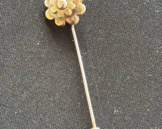 Vintage Floral Stick Pin