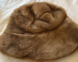 Vintage Faux Fur Hat by Grevi Firenze for Neiman Marcus