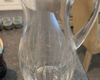 Cut Crystal Pitcher