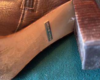 Women's Brown Leather Knee High Boots