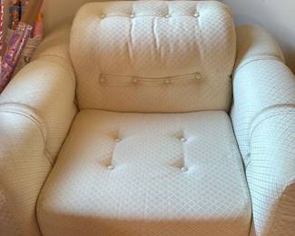 Vintage Upholstered Armchair