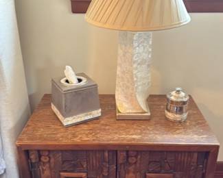 Capiz Shell Table Lamp