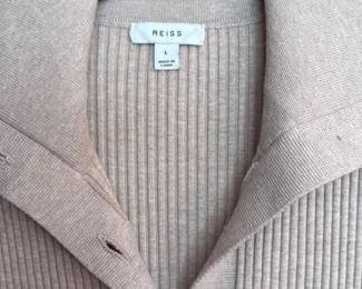 Reiss Ribbed Knit Maxi Dress