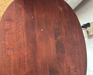 Oval Wood Folding Table