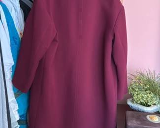 TOCGIN Women's Burgundy Blazer