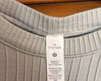 Lululemon Ribbed Long sleeve Top