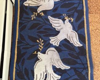 William Morris "Dove and Rose" Style Rug