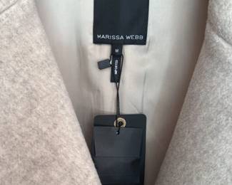 Marissa Webb "Vera" wool Blend Double Breasted Peacoat