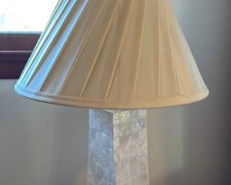 Capiz Shell Table Lamp