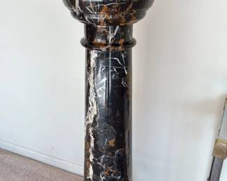 Black Marble Pedestal