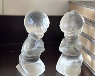 Lalique "Adam & Eve" Crystal Figurines