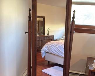 Antique Cheval Mirror