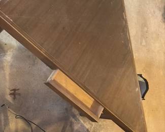 Mid Century Modern Walnut Corner Desk