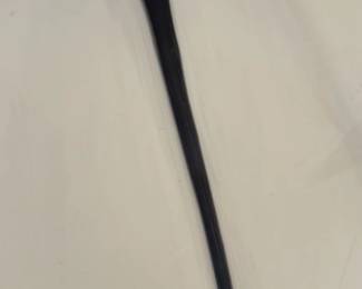 Italian High Gloss Lacquer Credenza with Black Inlay