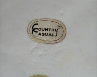 Seymour Mann "Country Casual" Ceramic Citrus Canister Set