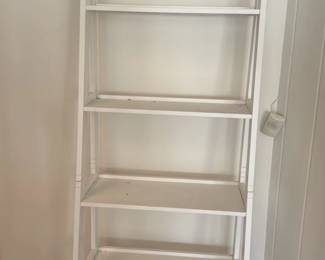 White Ladder Shelf Unit