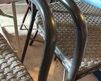 Woven Bar Stools (Set of 3)