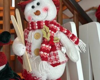 Plush Snowman Christmas Decoration