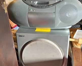 Sony Boombox with Subwoofer