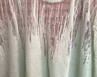 Women's Light Green Sheer Knit Sweater