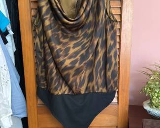 Steve Madden Leopard Print Bodysuit