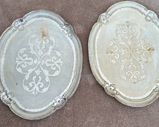 Vintage Decorative Trays (Set of 2)