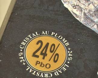 Longchamp 24% Lead Crystal Goblets