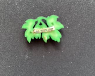 Vintage Lucite Grape Cluster Brooch