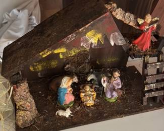 Vintage Nativity Scene