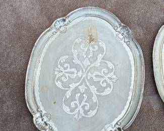 Vintage Decorative Trays (Set of 2)