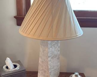 Capiz Shell Table Lamp