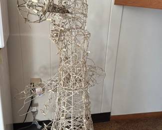 Vintage Light Wire Angel Christmas Decoration