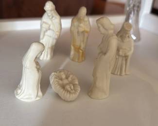 Collection of Ceramic Nativity Figurines