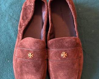 Tory Burch Suede Loafers