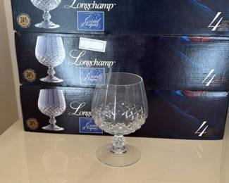 Longchamp 24% Lead Crystal Goblets