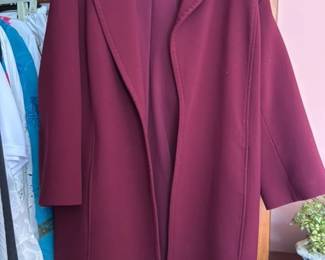 TOCGIN Women's Burgundy Blazer