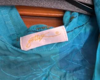 Women's Blue Floral Kimono