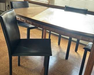 Mid Century Modern Oak Dining Table
