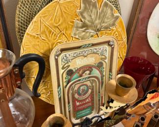 beautiful fall platters, chargers and more