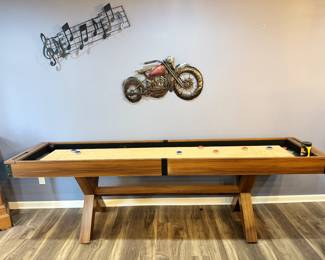 Modern Wood Shuffleboard Table